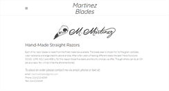 Desktop Screenshot of martinezblades.com